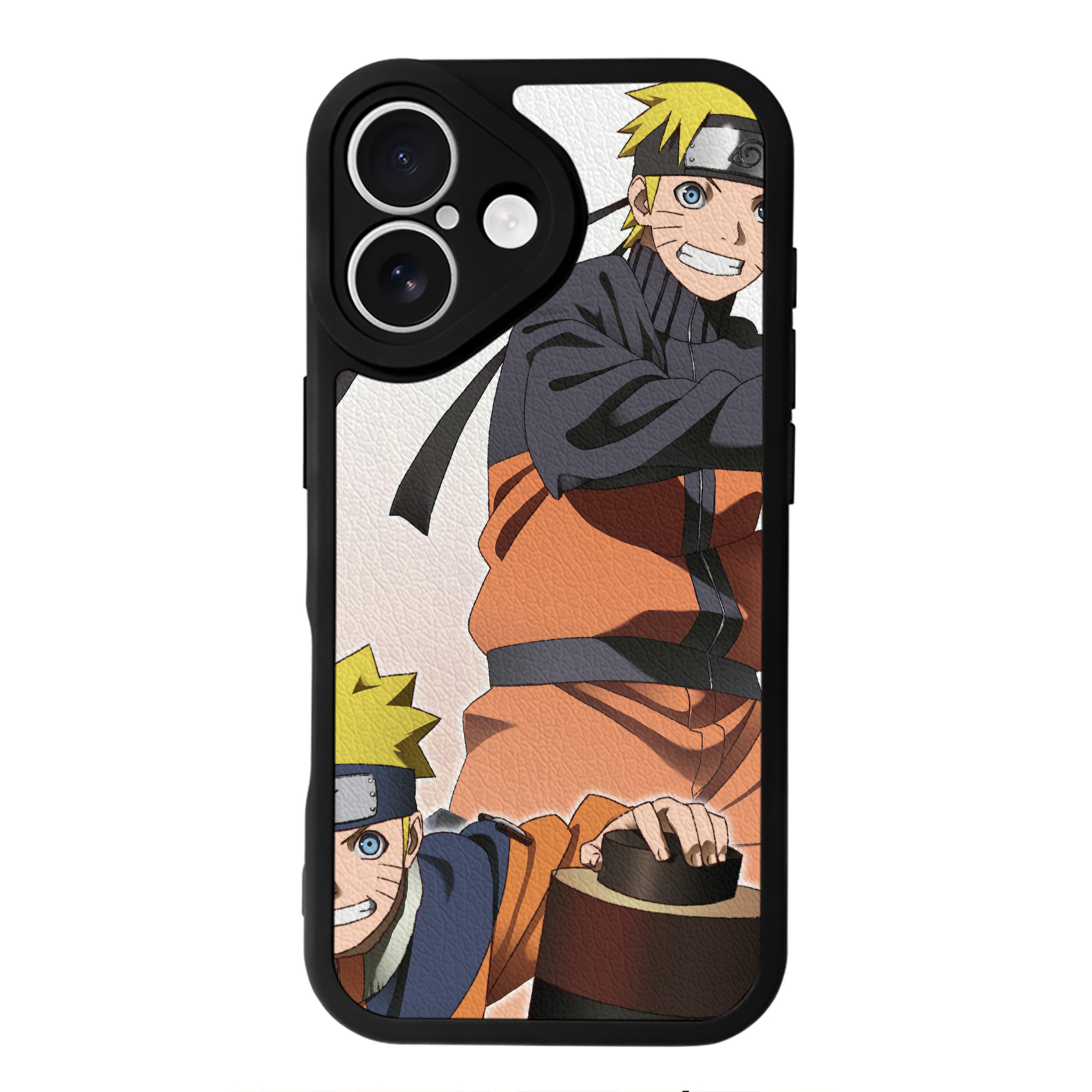 （画像用） NARUTO -ナルト- NARUTO -ナルト- 疾風伝 【iPhone 16シリーズ対応】シリコンスマホケース（レザー調） 材質：シリコン